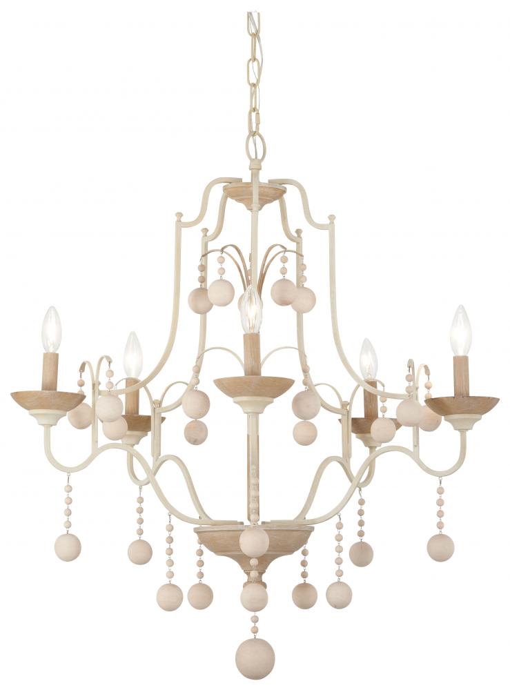 Colonial Charm - 5 Light Chandelier