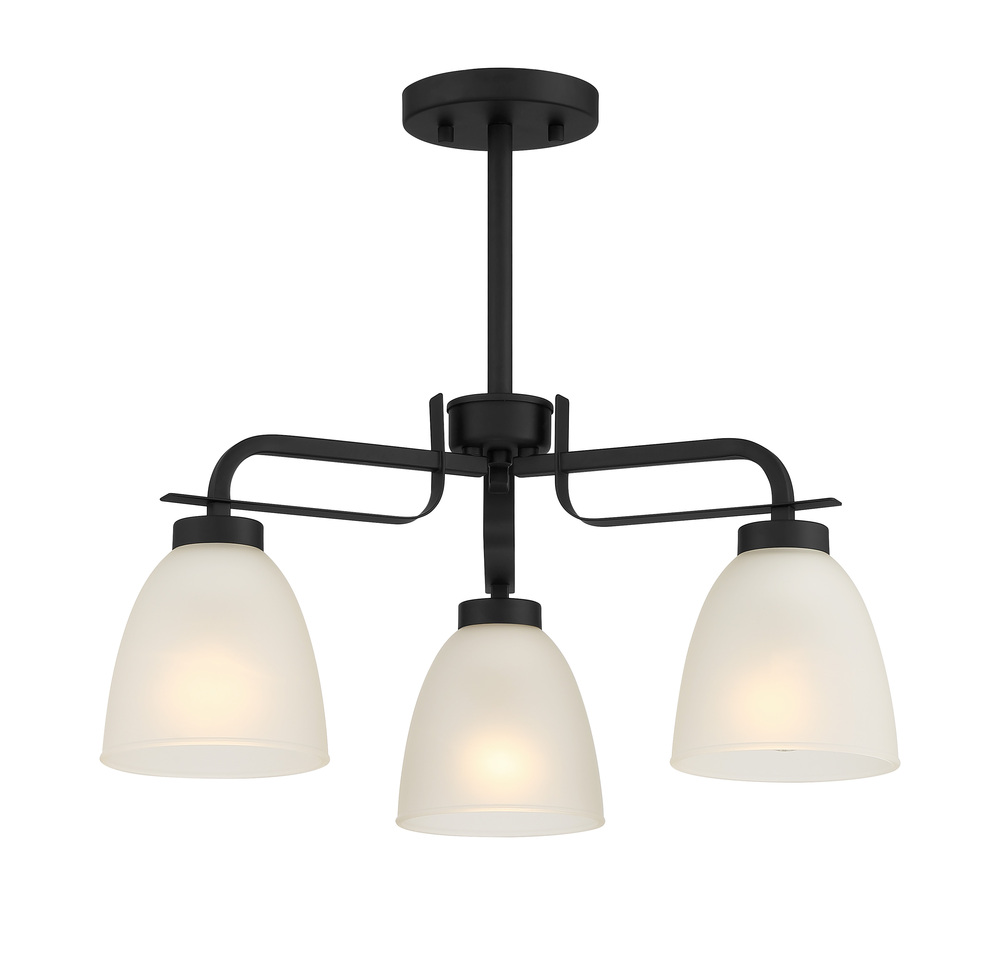 Kaitlen - 3 Light Semi Flush/Chandelier