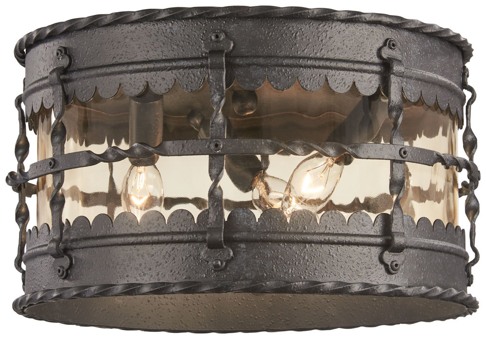 Mallorcaâ„¢ - 3 Light Outdoor Flush Mount