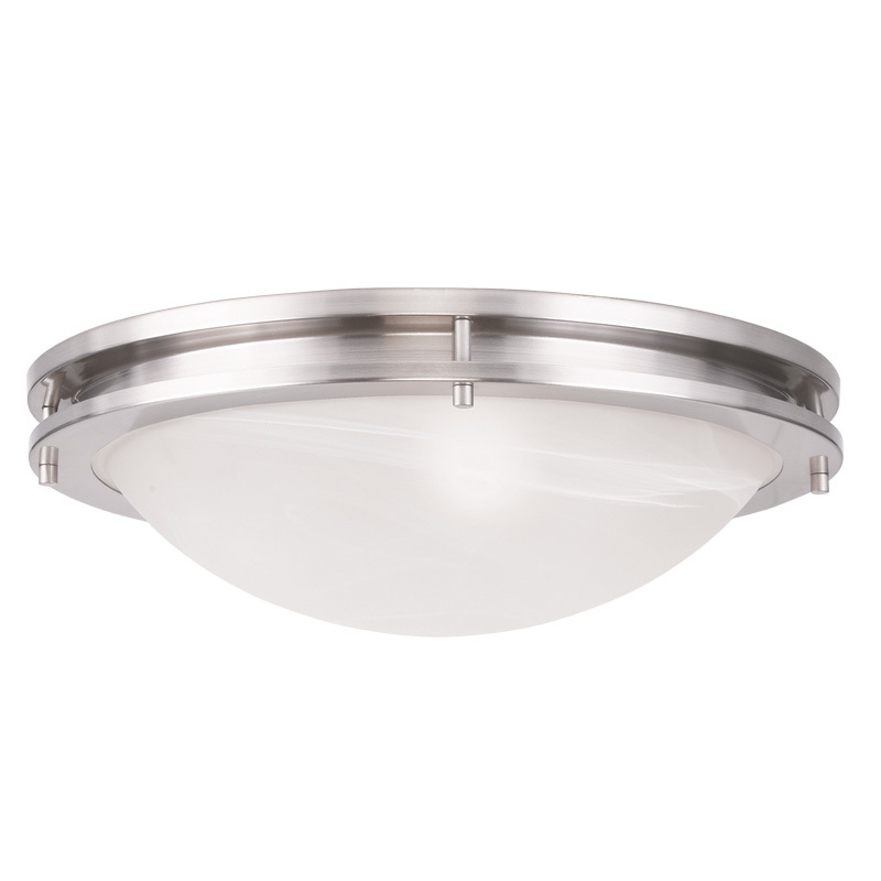 3 Light Brushed Nickel Ceiling Mount