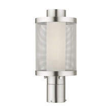 Livex Lighting 20684-91 - 1 Lt Brushed Nickel Post Light