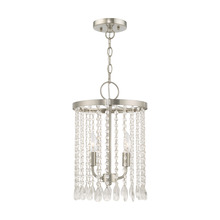 Livex Lighting 51063-91 - 2 Lt Brushed Nickel Mini Pendant