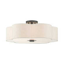 Livex Lighting 58068-92 - 5 Lt English Bronze  Semi Flush