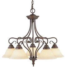 Livex Lighting 6135-58 - 5 Light Imperial Bronze Chandelier