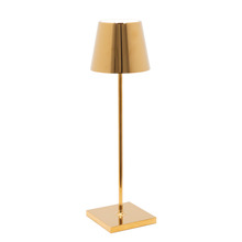 Zafferano America LD0440O4 - Poldina Glossy Table Lamp - Glossy Gold