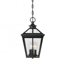 Savoy House 5-146-BK - Ellijay 3-Light Outdoor Hanging Lantern in Black