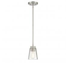 Savoy House 7-1026-1-SN - Calhoun 1-Light Mini-Pendant in Satin Nickel