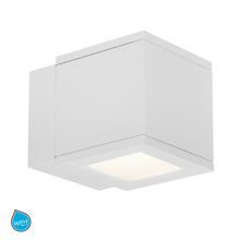 WAC US WS-W2504-WT - RUBIX Outdoor Wall Sconce Light