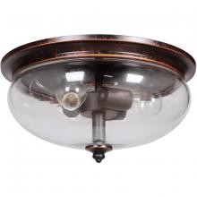 Craftmade 38783-AGTB - Stafford 3 Light Flushmount in Aged Bronze/Textured Black