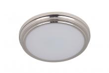 Craftmade X6613-BNK-LED - X66 Series 1 Light 13" LED Flushmount in Brushed Polished Nickel