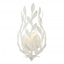 Crystorama 561-MT - Broche 2 Light Matte White Sconce