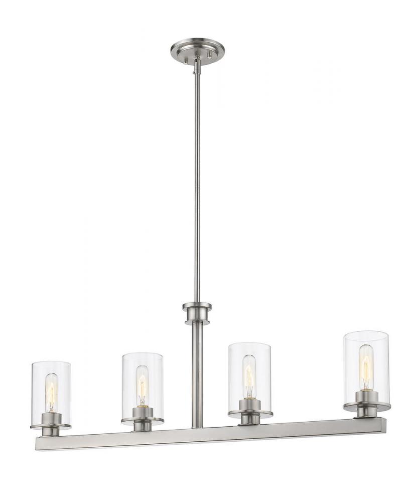 4 Light Linear Chandelier