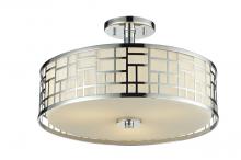 Z-Lite 328-SF16-CH - 3 Light Semi Flush Mount