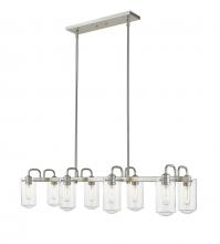 Z-Lite 471-8L-BN - 8 Light Linear Chandelier