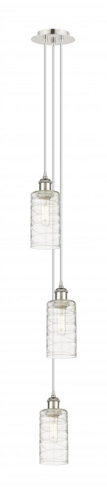 Crown Point - 3 Light - 7 inch - Polished Nickel - Multi Pendant