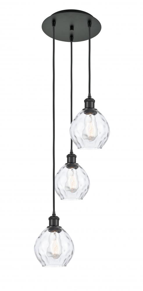 Waverly - 3 Light - 13 inch - Matte Black - Cord Hung - Multi Pendant