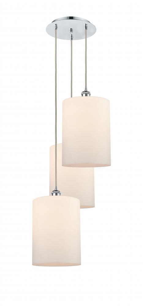 Cobbleskill - 3 Light - 16 inch - Polished Chrome - Cord Hung - Multi Pendant