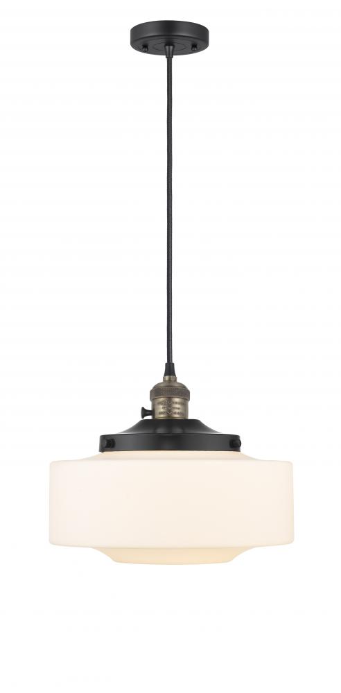 Bridgeton - 1 Light - 16 inch - Black Antique Brass - Cord hung - Mini Pendant