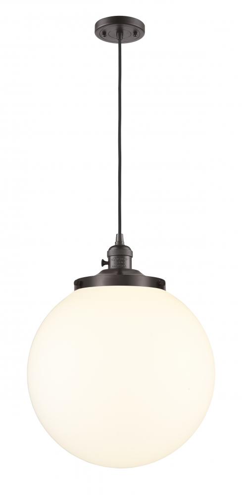 Beacon - 1 Light - 14 inch - Oil Rubbed Bronze - Cord hung - Mini Pendant