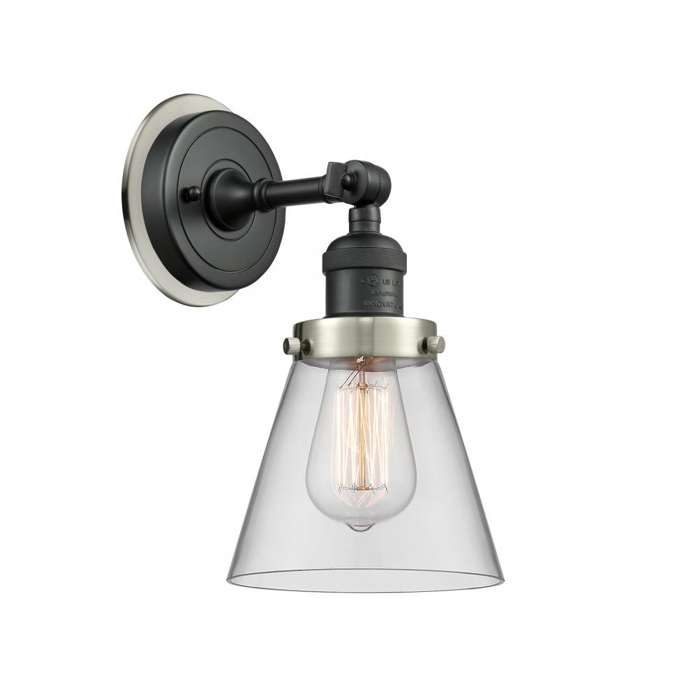 Cone - 1 Light - 6 inch - Matte Black - Sconce