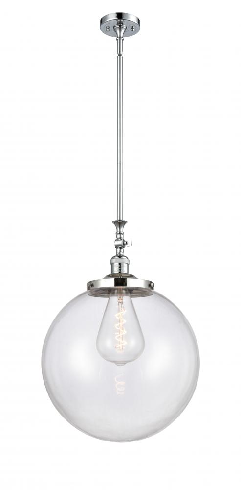 Beacon - 1 Light - 16 inch - Polished Chrome - Stem Hung - Mini Pendant