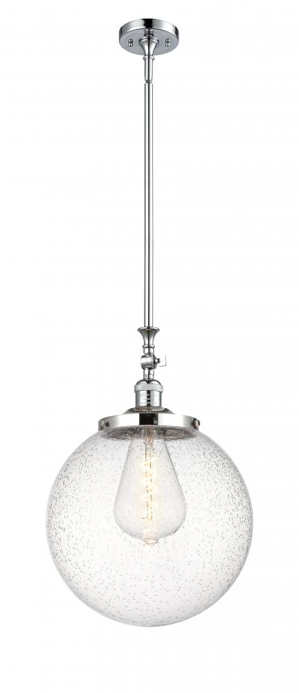 Beacon - 1 Light - 12 inch - Polished Chrome - Stem Hung - Mini Pendant