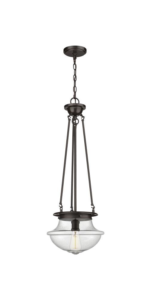 Oxford - 1 Light - 12 inch - Oil Rubbed Bronze - Pendant