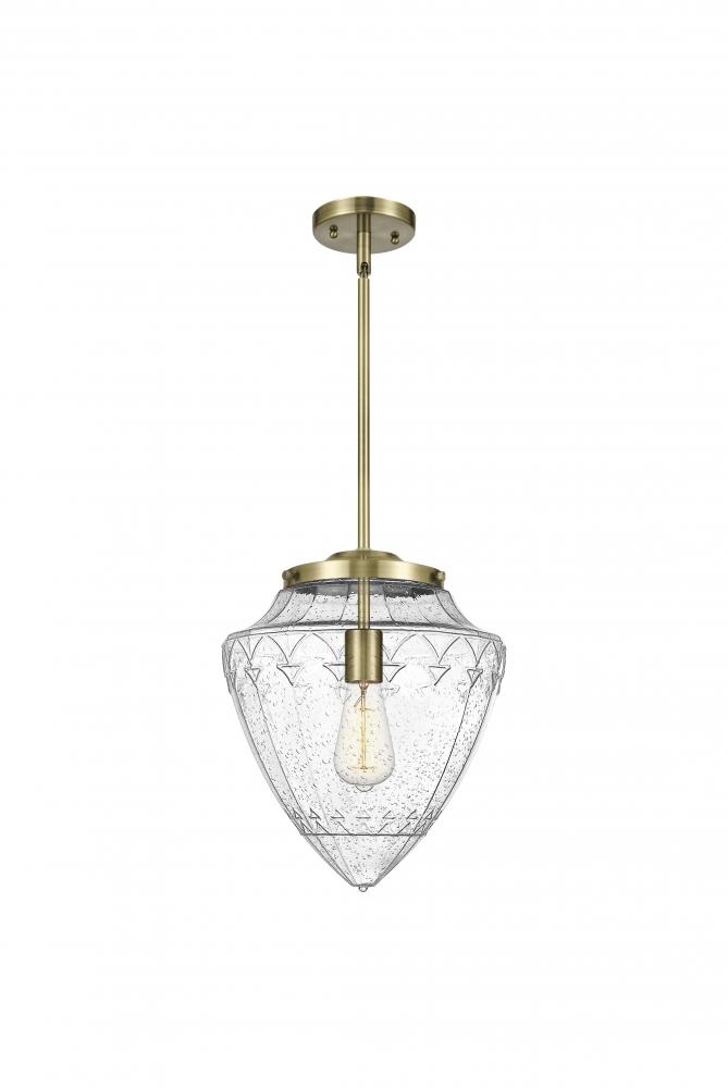 Beacon - 1 Light - 16 inch - Antique Brass - Stem Hung - Pendant