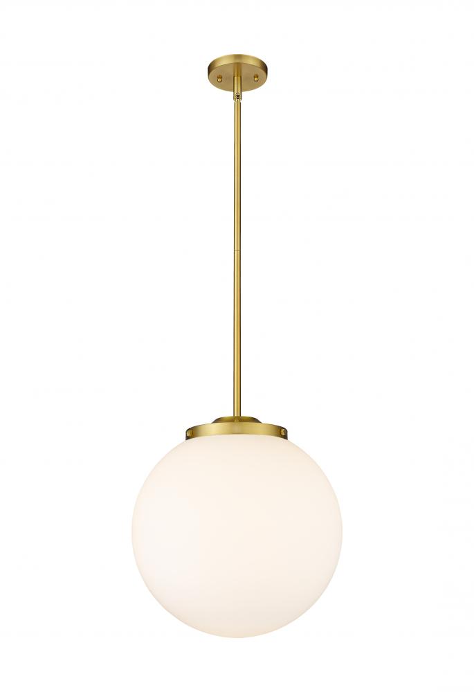 Beacon - 1 Light - 16 inch - Satin Gold - Cord hung - Pendant