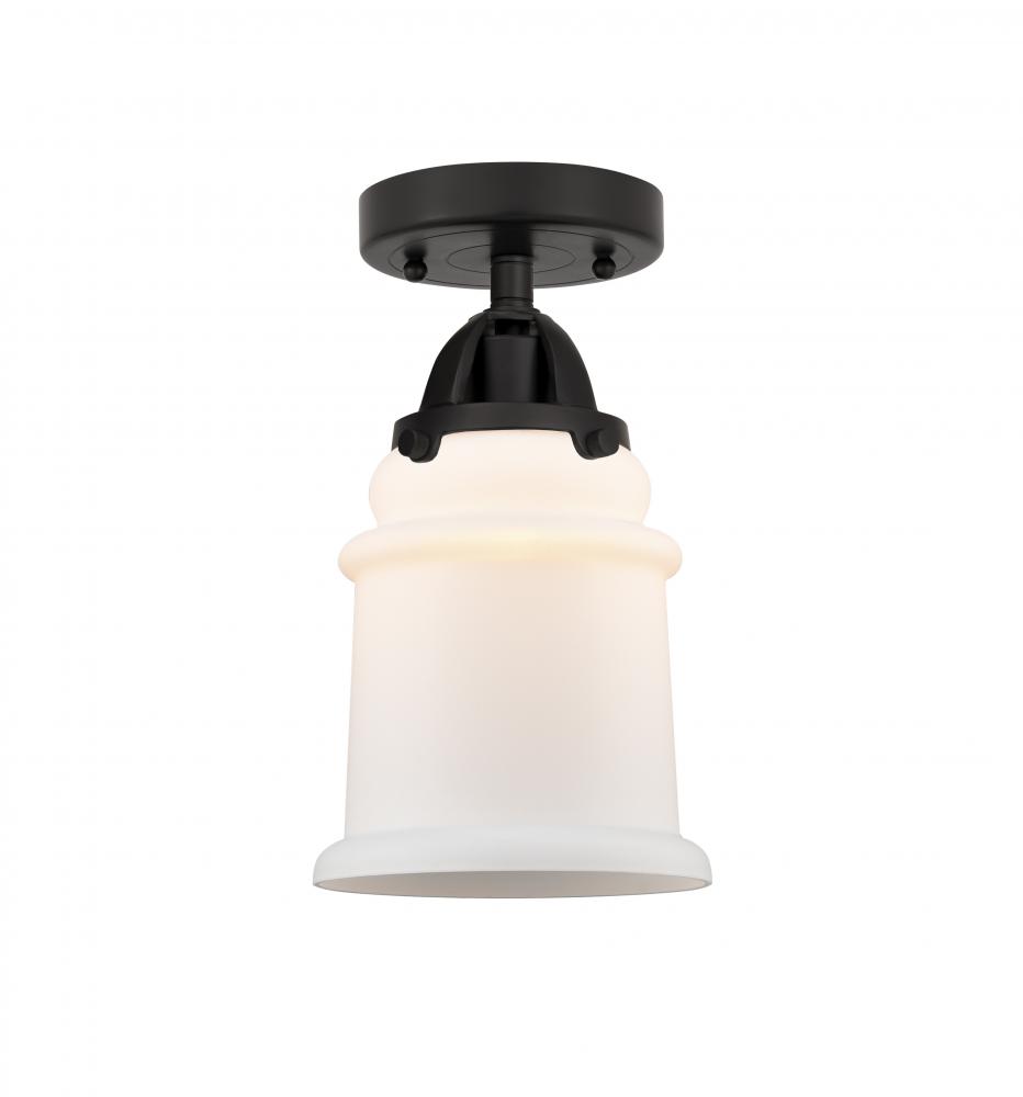 Canton - 1 Light - 6 inch - Matte Black - Semi-Flush Mount