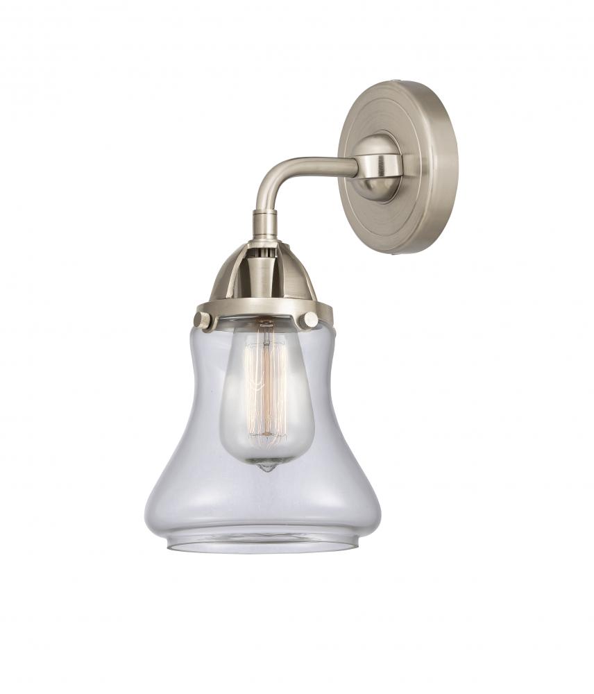 Bellmont - 1 Light - 6 inch - Brushed Satin Nickel - Sconce