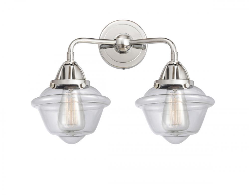 Oxford - 2 Light - 16 inch - Polished Chrome - Bath Vanity Light