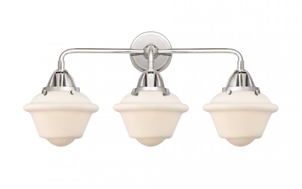 Oxford - 3 Light - 26 inch - Polished Chrome - Bath Vanity Light