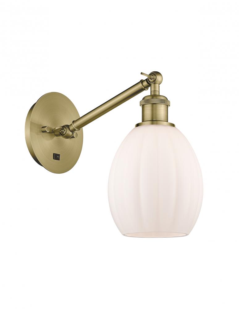 Eaton - 1 Light - 6 inch - Brushed Satin Nickel - Sconce