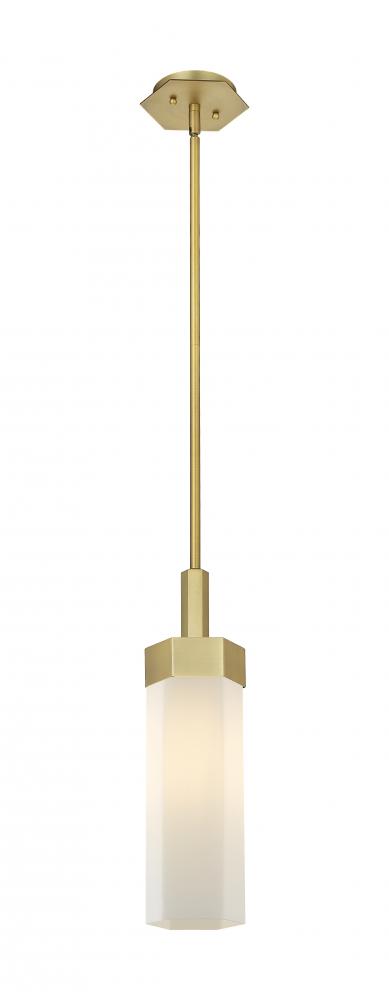 Claverack - 1 Light - 6 inch - Brushed Brass - Pendant