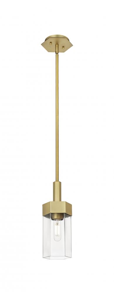 Claverack - 1 Light - 6 inch - Brushed Brass - Pendant