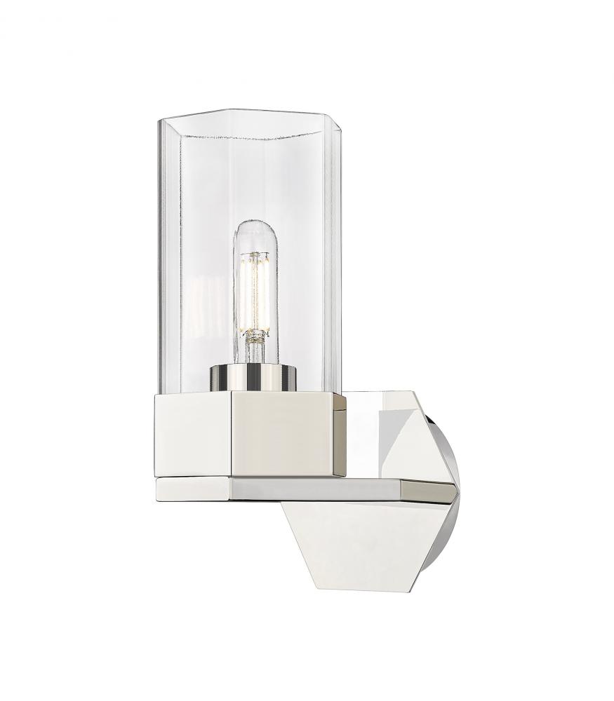 Claverack - 1 Light - 6 inch - Polished Nickel - Sconce