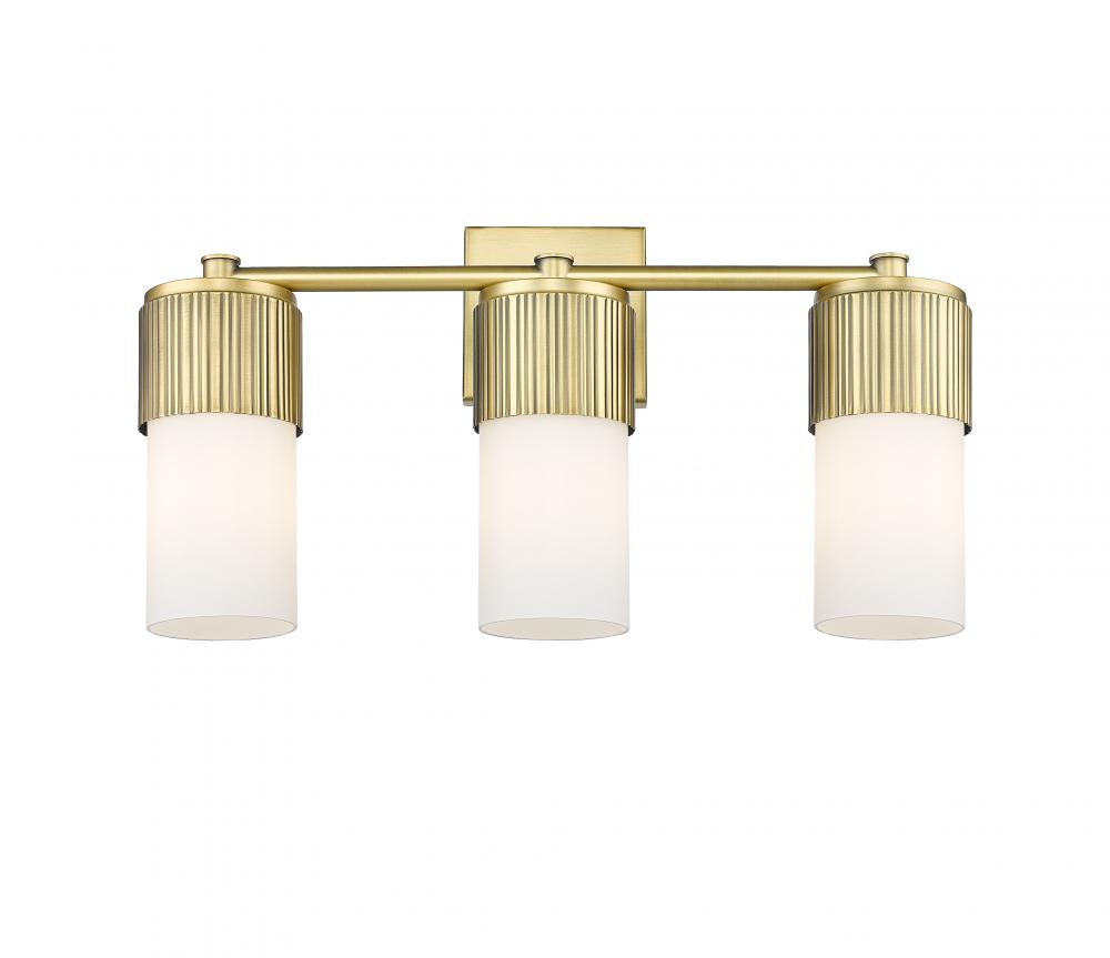 Bolivar - 3 Light - 21 inch - Brushed Brass - Bath Vanity Light