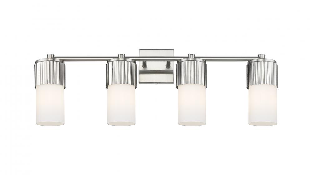 Bolivar - 4 Light - 31 inch - Satin Nickel - Bath Vanity Light