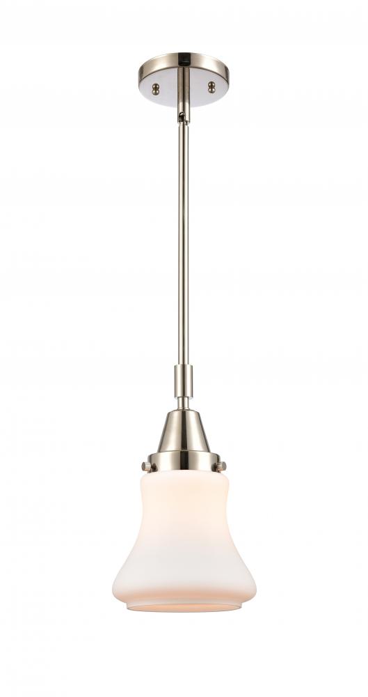 Bellmont - 1 Light - 7 inch - Polished Nickel - Mini Pendant