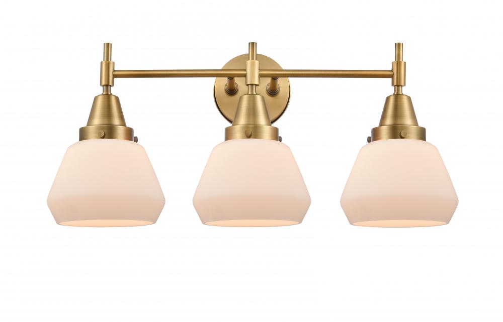 Fulton - 3 Light - 25 inch - Brushed Brass - Bath Vanity Light