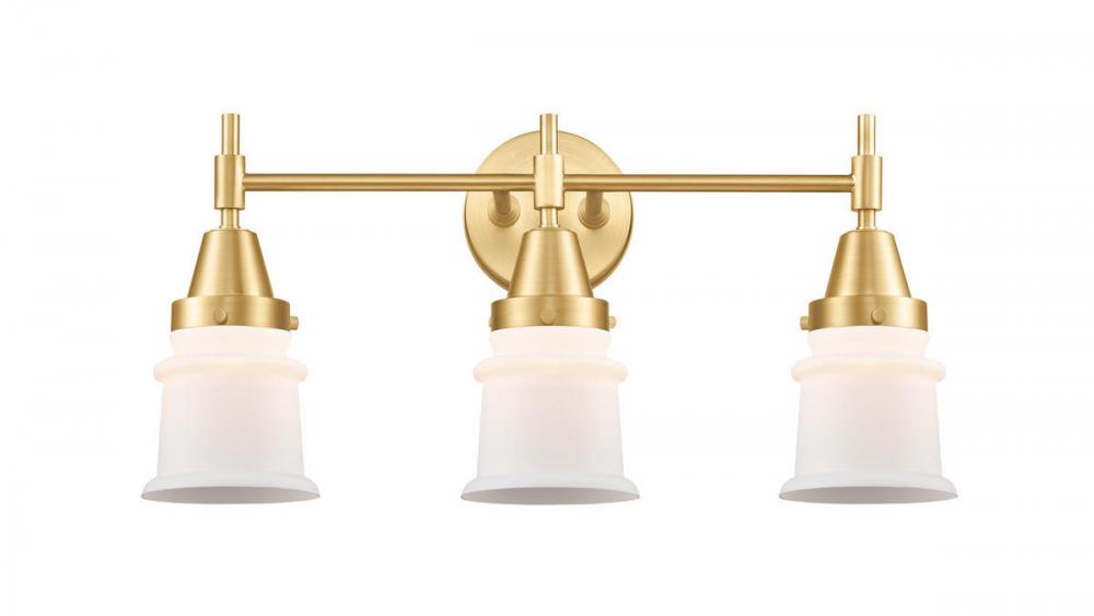 Canton - 3 Light - 23 inch - Satin Gold - Bath Vanity Light