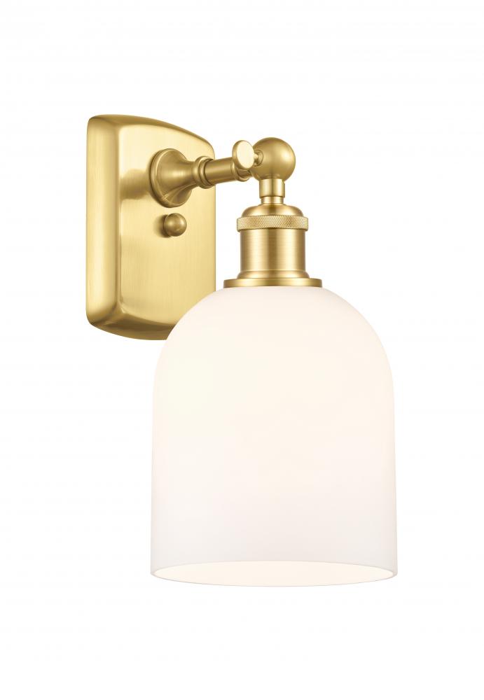 Bella - 1 Light - 6 inch - Satin Gold - Sconce