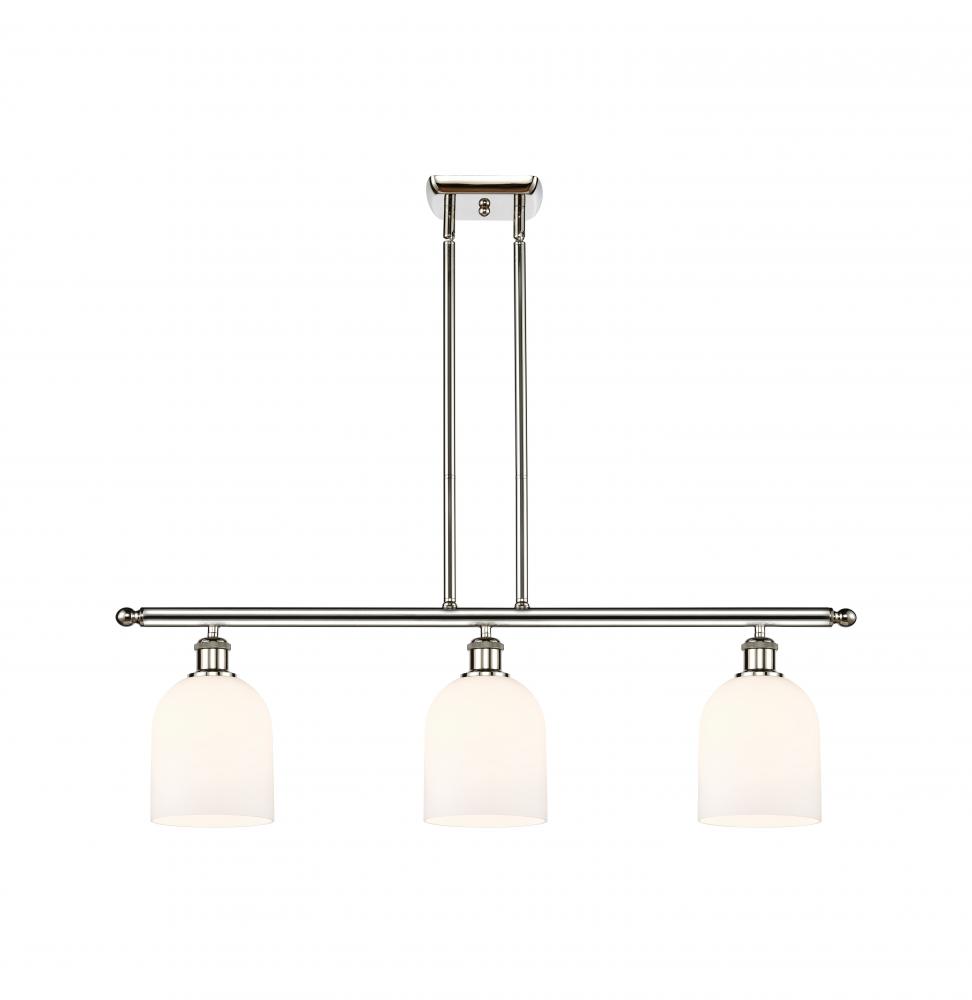 Bella - 3 Light - 36 inch - Polished Nickel - Cord hung - Island Light