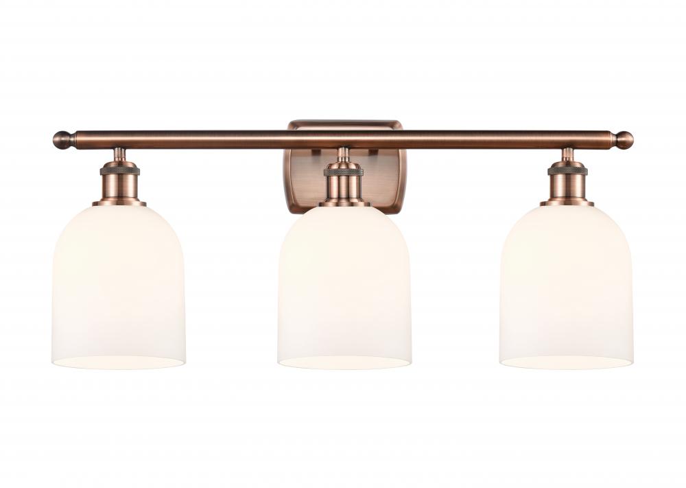 Bella - 3 Light - 26 inch - Antique Copper - Bath Vanity Light