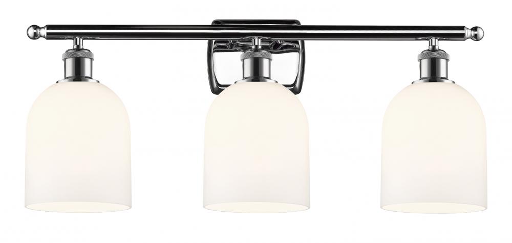 Bella - 3 Light - 26 inch - Polished Chrome - Bath Vanity Light