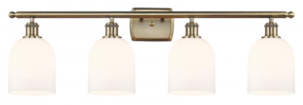 Bella - 4 Light - 36 inch - Antique Brass - Bath Vanity Light