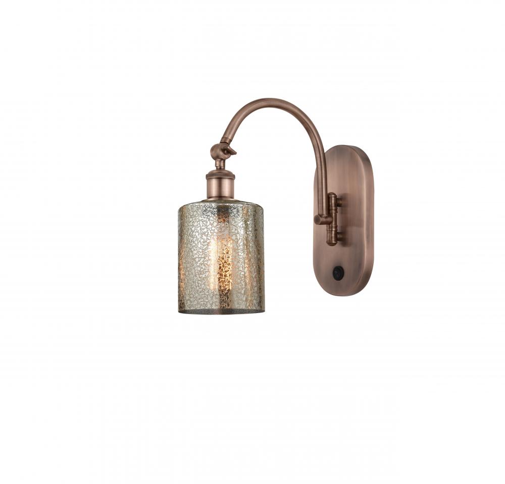 Cobbleskill - 1 Light - 5 inch - Antique Copper - Sconce