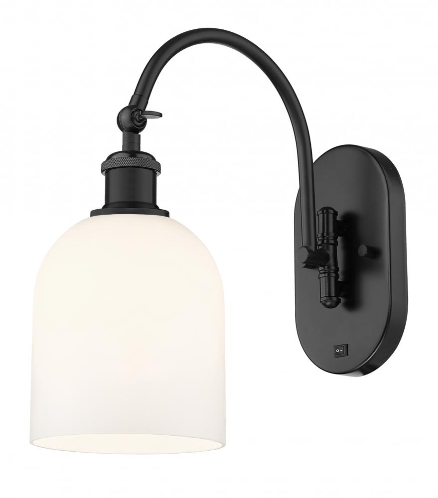 Bella - 1 Light - 6 inch - Matte Black - Sconce