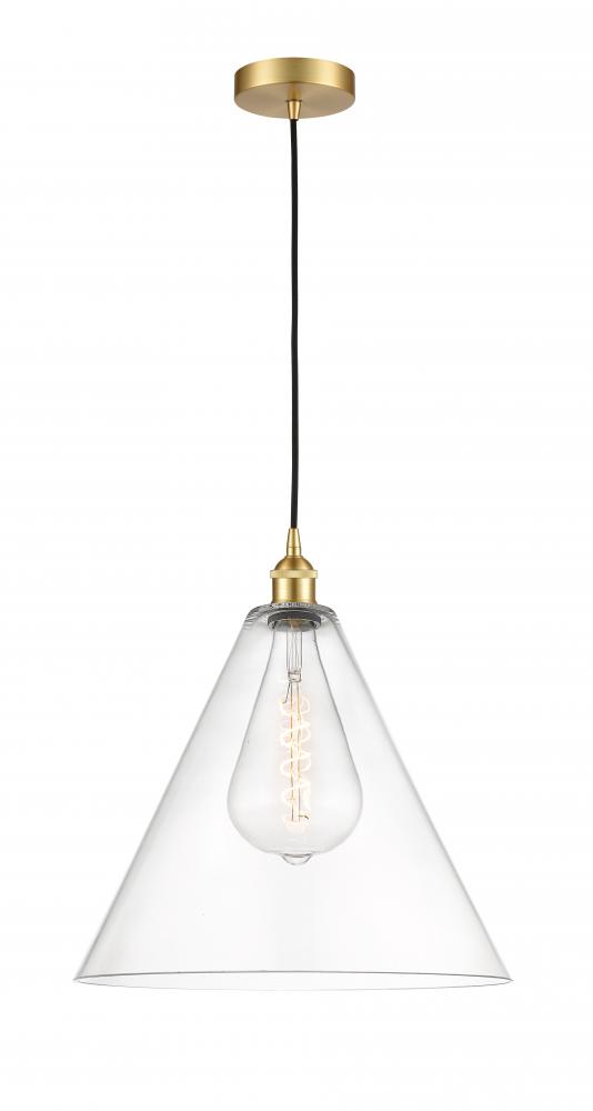 Berkshire - 1 Light - 16 inch - Satin Gold - Mini Pendant